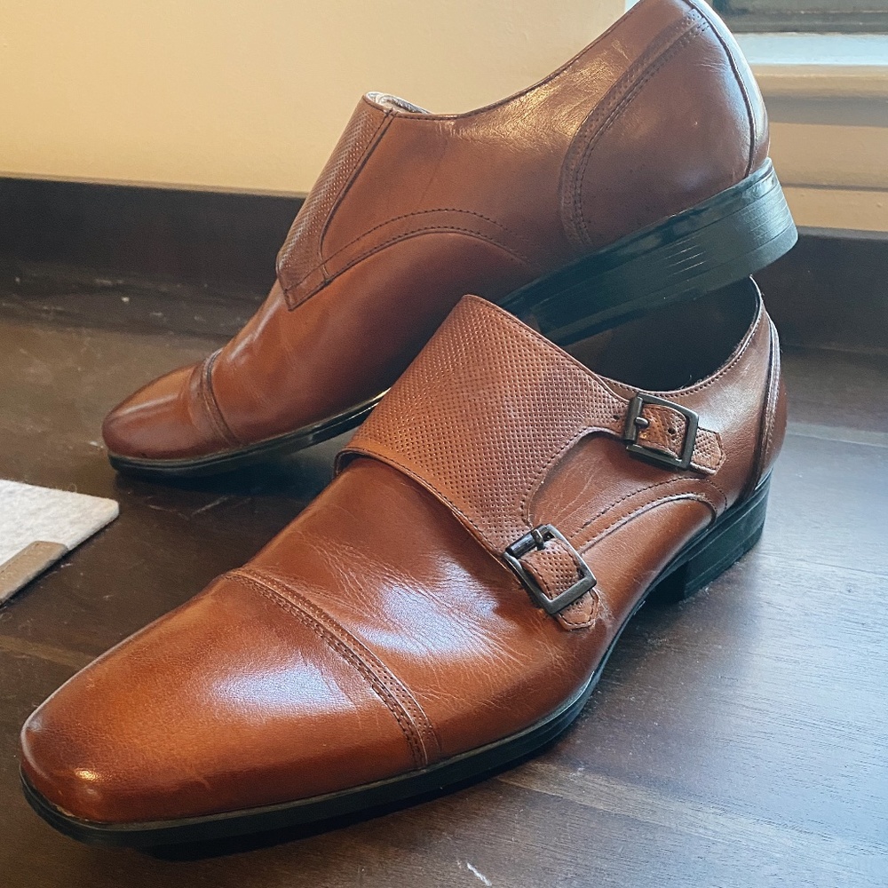 Kenneth Cole Double Monk Strap Oxford Shoe